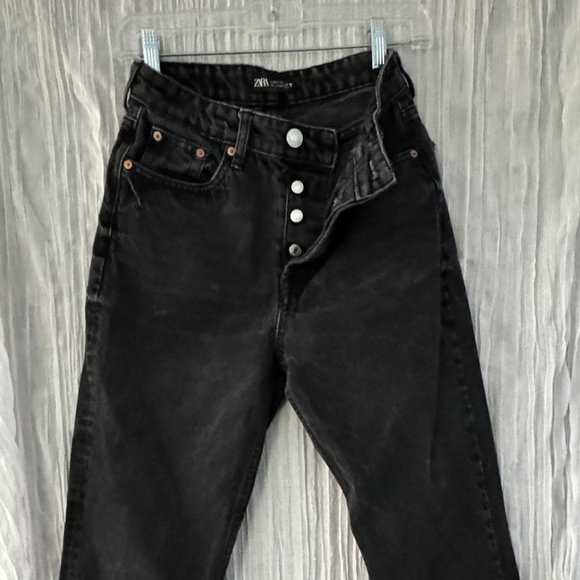Zara Denim - Zara Hi-Rise Mom Fit Jeans 4